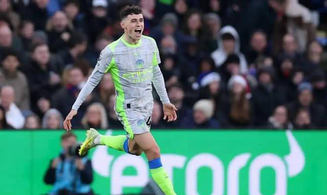 曼城太子福登五场造七球 重现MVP赛季风采 名嘴力挺他坐镇三狮10号位